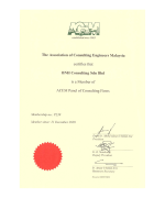 Member of ACEM Panel of Consulting Firms