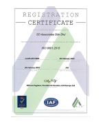 ISO 9001:2015 (UKAS Certified)